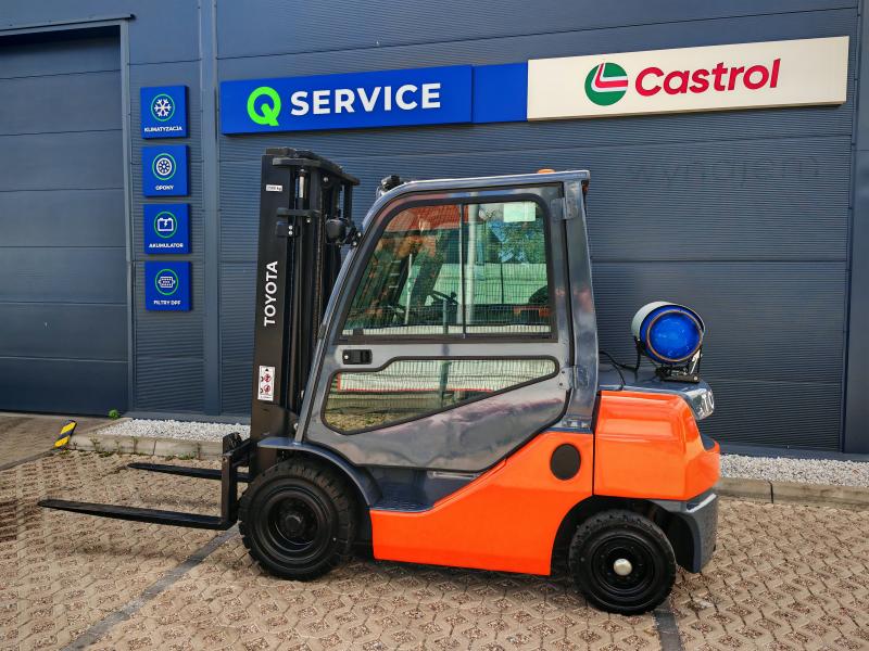 JAPANLIFT POZNAŃ WÓZEK WIDŁOWY TOYOTA 8FGF25 NA SPRZEDAŻ