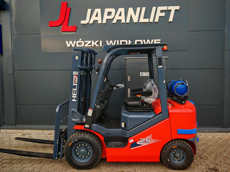JAPANLIFT LUBOŃ NA SPRZEDAŻ NOWY WÓZEK WIDŁOWY HELI LPG 2500 kg