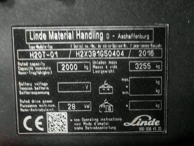 JAPANLIFT LUBOŃ WÓZEK WIDŁOWY LINDE H20T-01 N SPRZEDAŻ